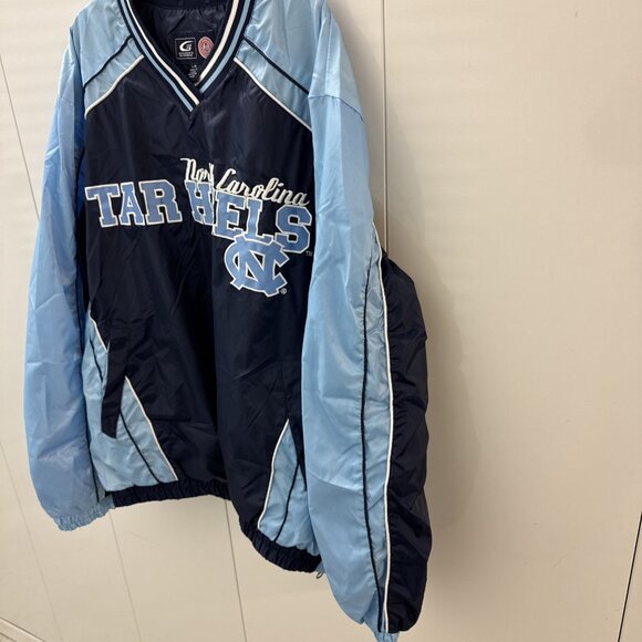 VTG G-III Carl Banks UNC North Carolina Tar Heels Pullover Warmup 90s Sz L  EUC - Picture 3 of 12